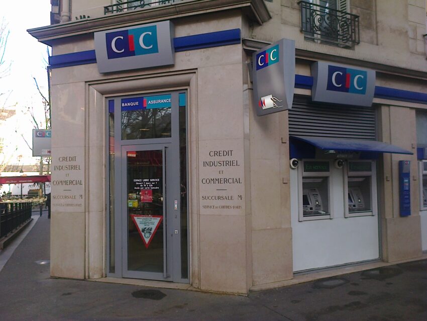 L'agence CIC du boulevard saint germain à Paris