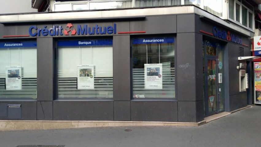Une agence du Crédit Mutuel