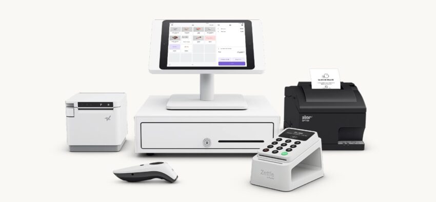 Visuel de l'univers d'encaissement de Zettle (by Paypal), le partenaire de Blank pour les TPE