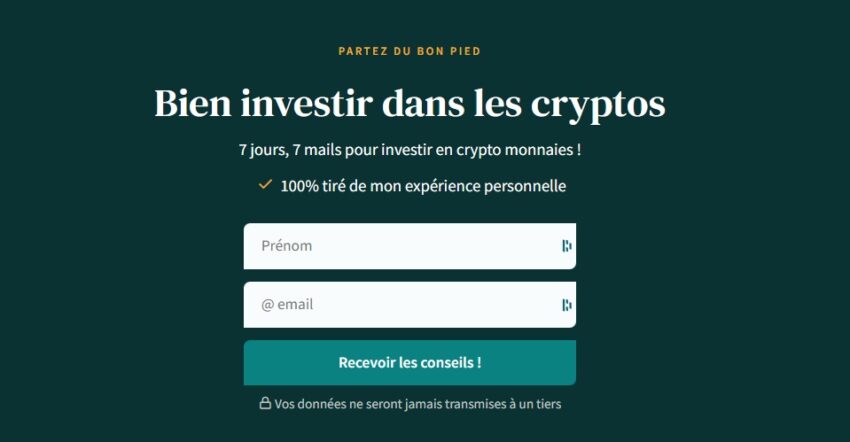 Formulaire inscription formation crypto