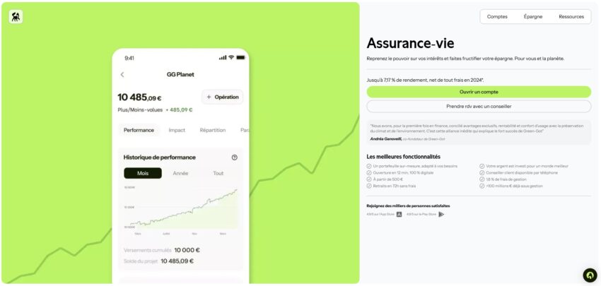 Avis GG Planet green-got page d'accueil