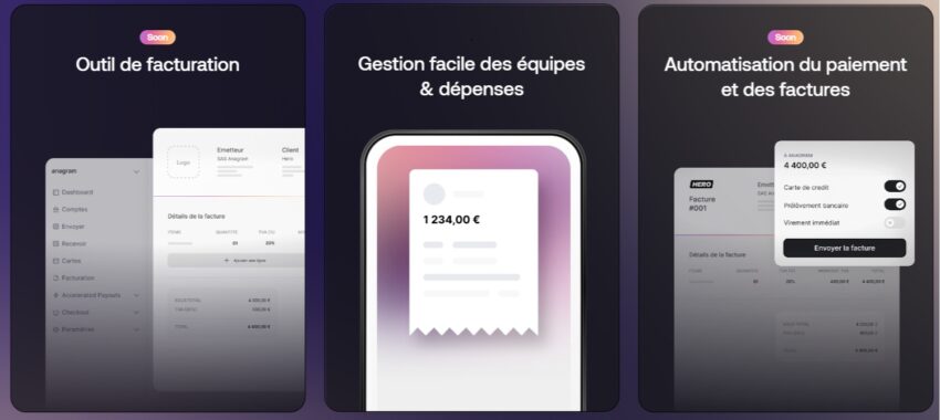 Visuel issus du site de Hero qui indique des services à venir prochainement