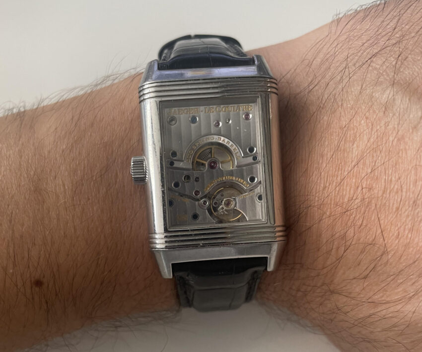 Photo de mon investissement dans une montre : une Jaeger-LeCoultre Reverso Grande Date