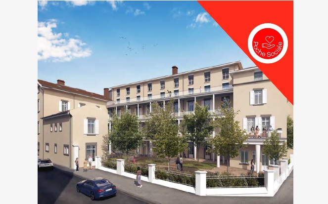 Photo de logements sociaux à Lyon, un investissement à impact de la SCPI Remake Live