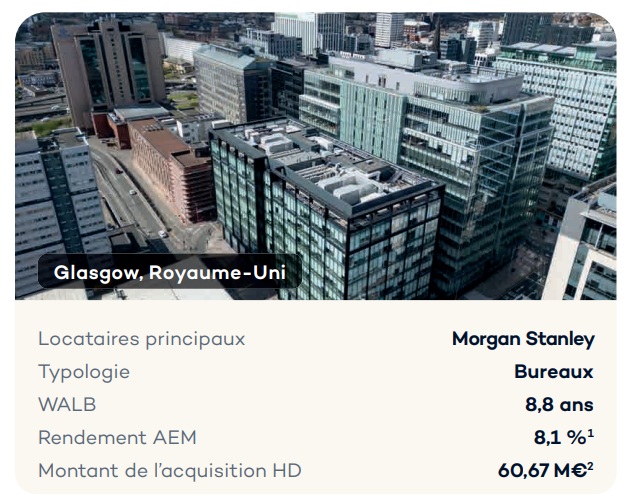 Plus grosse acquisition d'Iroko Zen en 2024 : les bureaux de Morgan Stanley au Royaume-Uni