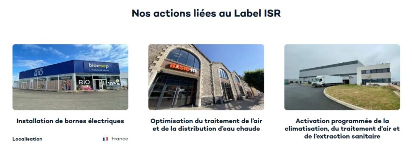 Exemple d'actions ISR menées par la SCPI Iroko Zen sur ses actifs immobiliers