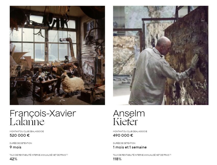 Exemples de deux club deals menés par Matis