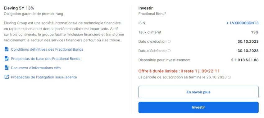 Emission d'une obligation à 5 ans par Eleving Group sur la plateforme Mintos