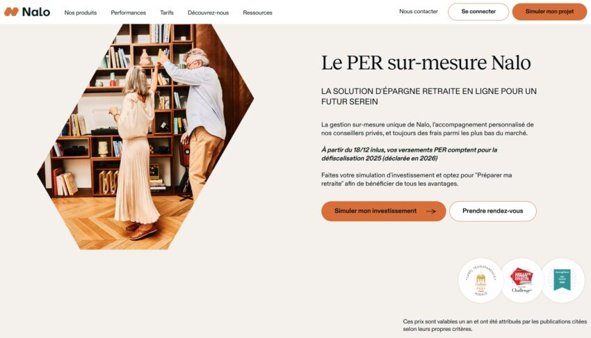 Présentation du PER Nalo sur leur site