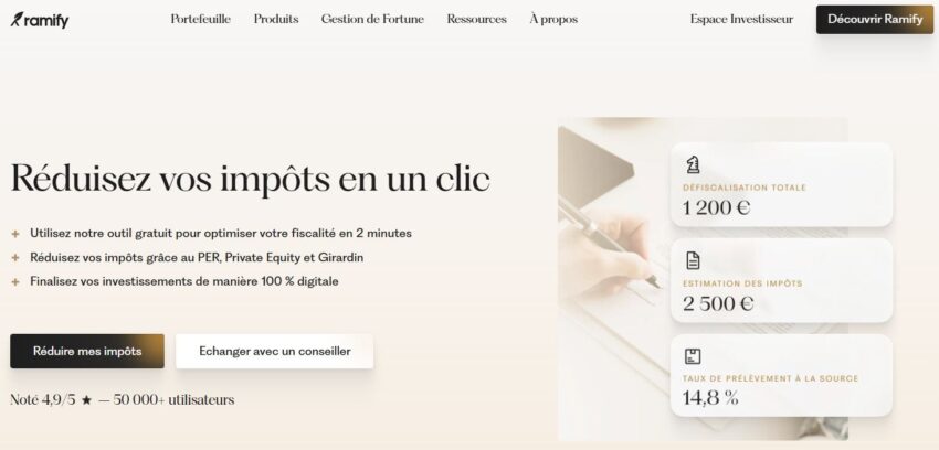 Optimisation de la fiscalité avec Ramify