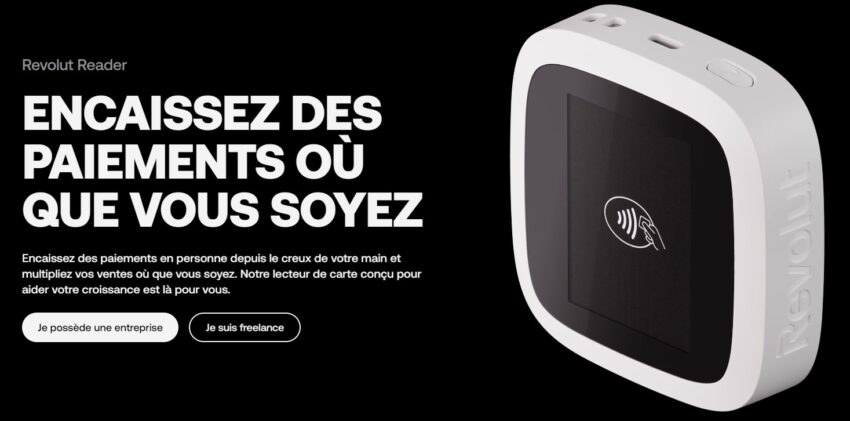 Le Revolut Reader, le TPE de la banque pro en ligne Revolut Business