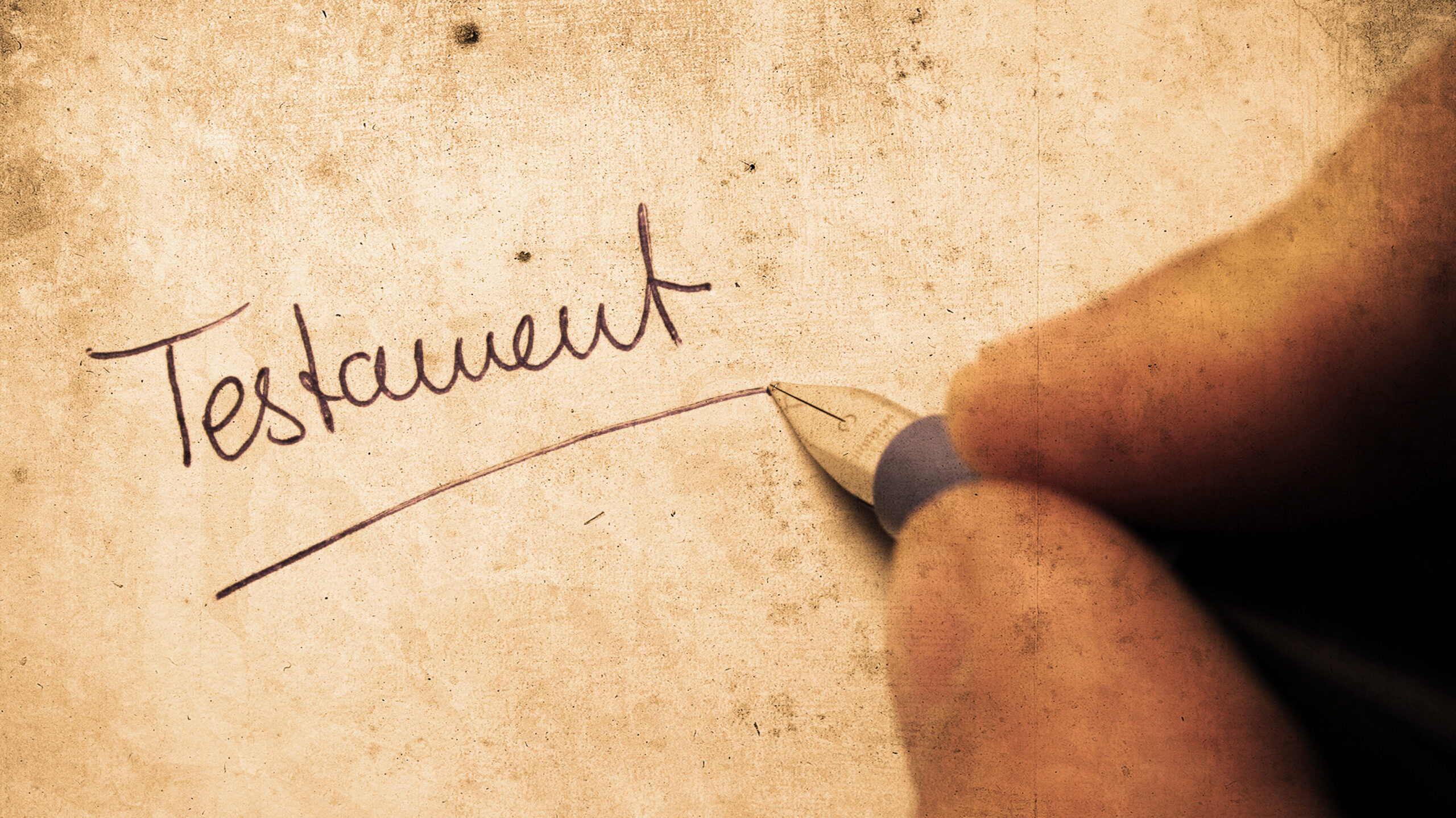 comment rédiger un testament