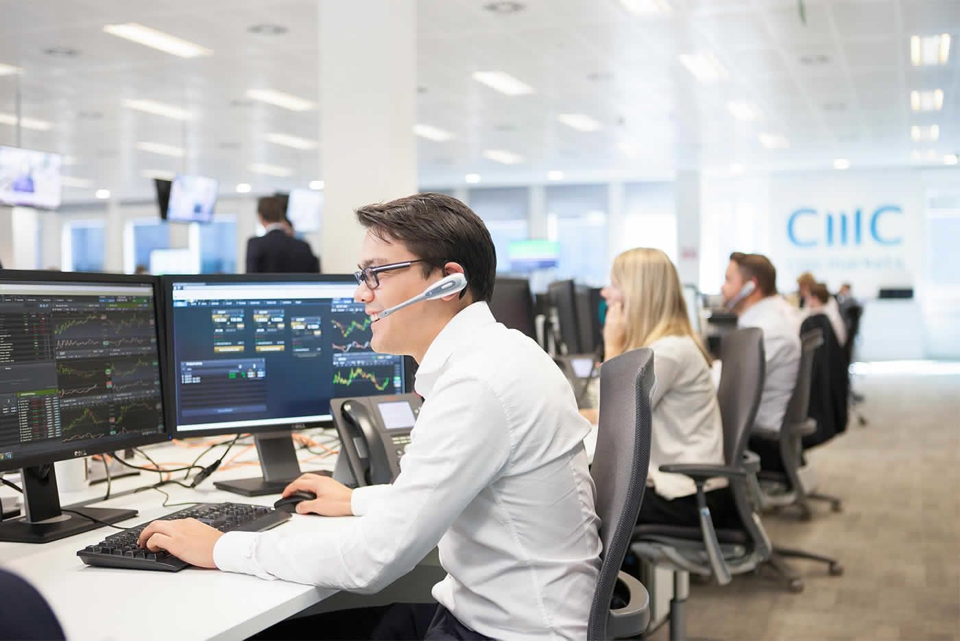 Trading desk de CMC Markets