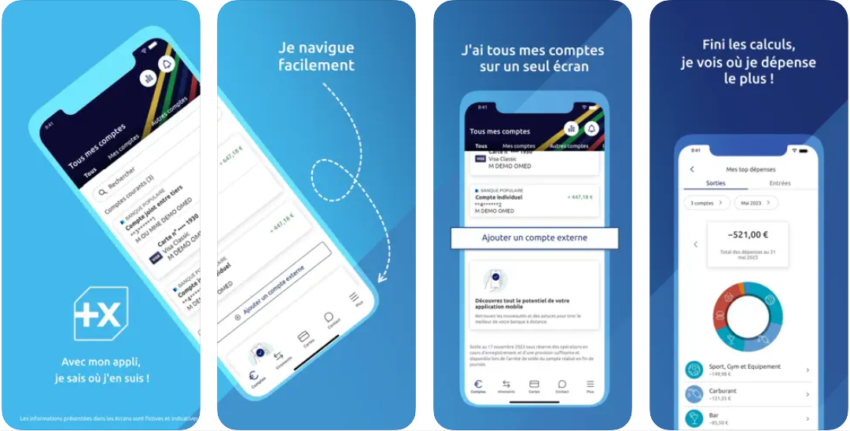L'application banque populaire sur l'app store