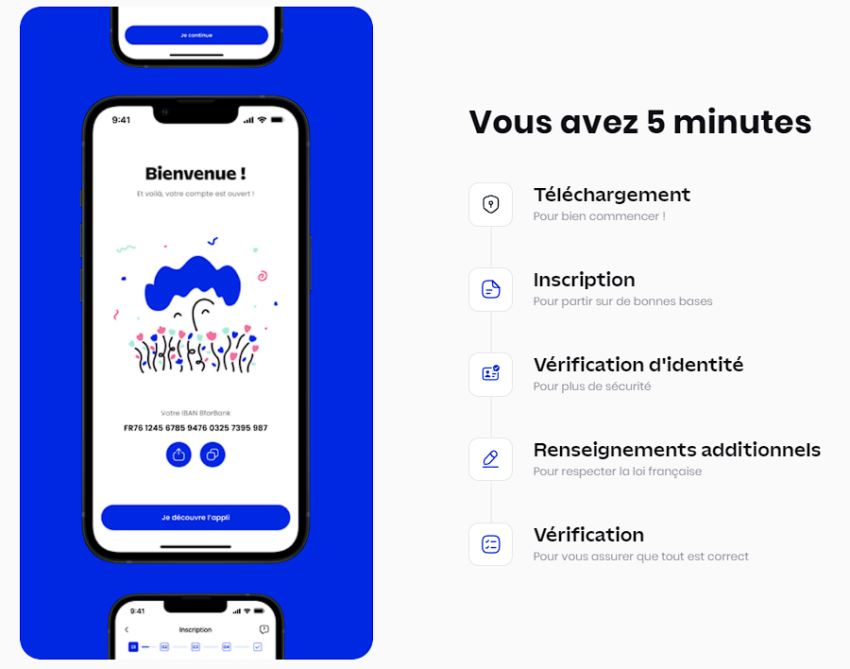 Offre de bienvenue et inscription BforBank