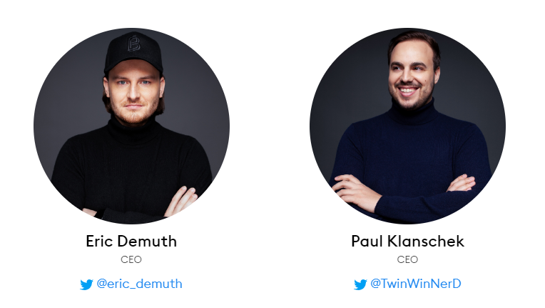 Les deux fondateurs de la plateforme crypto Bitpanda sur laquelle nous allons partagé notre avis