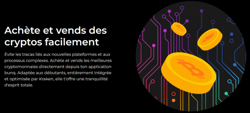 bunq et le cryptomonnaies