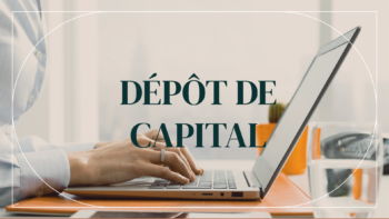 Photo d'une personne effectuant un dépôt de capital en ligne