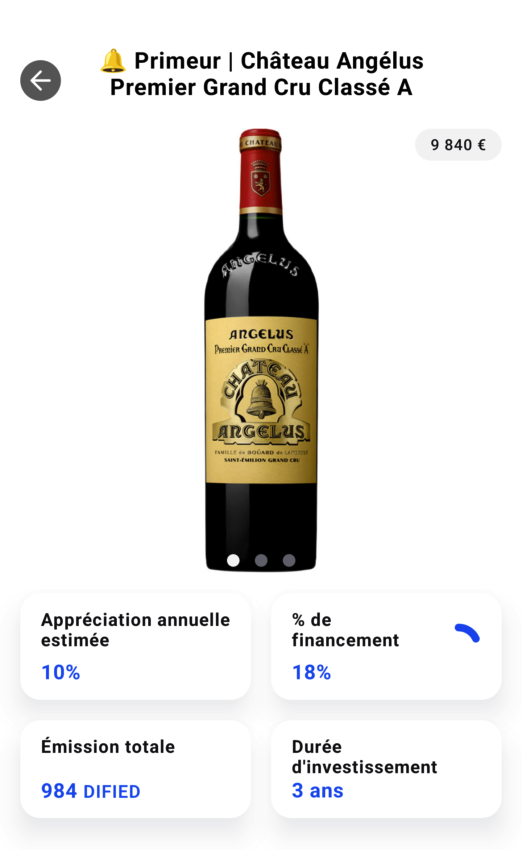 Champagne de luxe sur Diversified