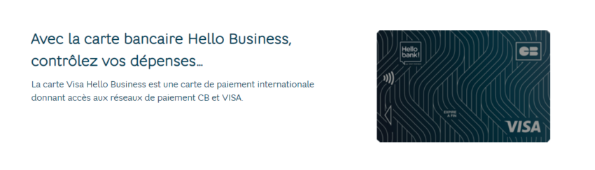 La carte Hello Business