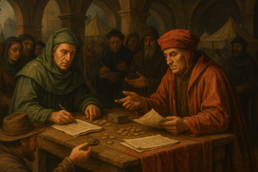 Histoire de la banque en France : période médiévale