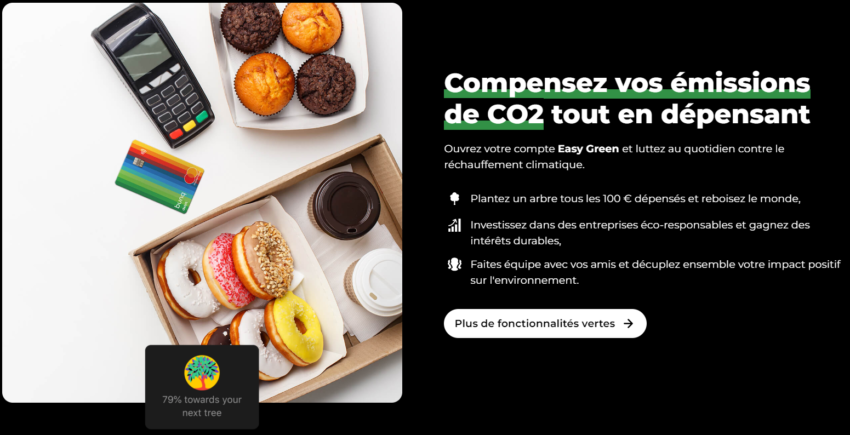 L'offre Easy Green de Bunq