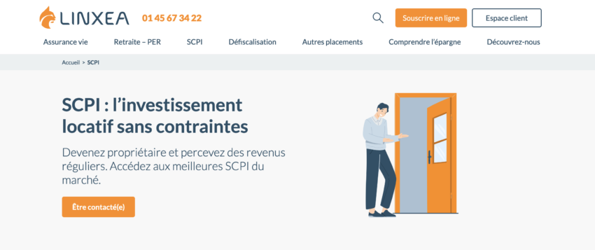 Linxea, pour investir dans des SCPi depuis une assurance vie