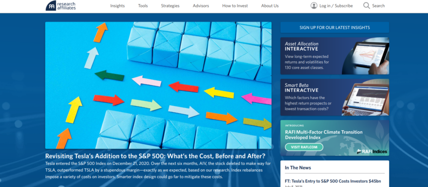 Research Affiliate : un site pour approfondir vos connaissances de la bourse