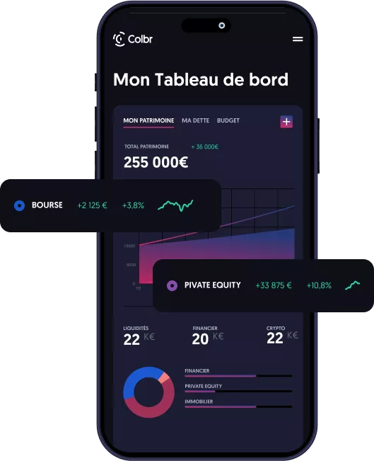 l'interface de colbr sur smartphone