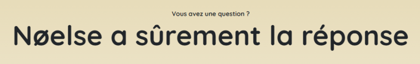 Les questions fréquentes sur Noelse 