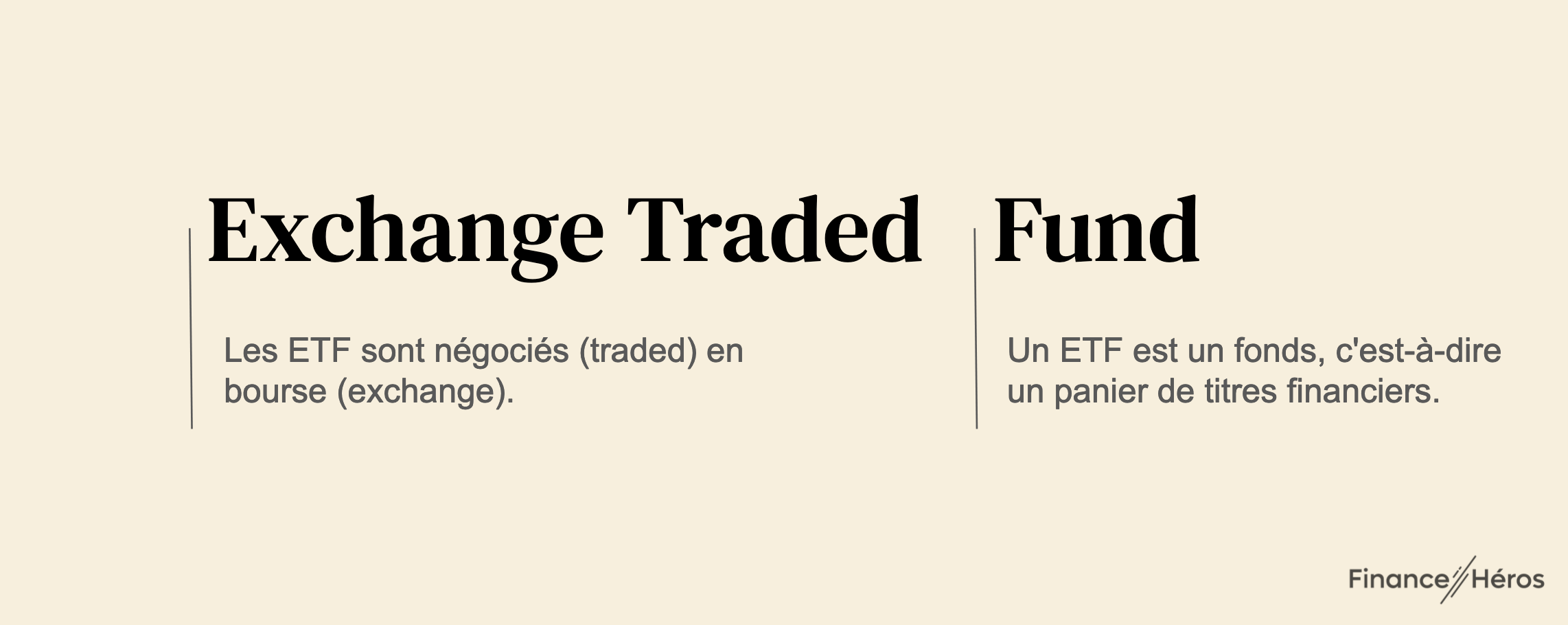 Qu'est-ce qu'un ETF ? Définition
