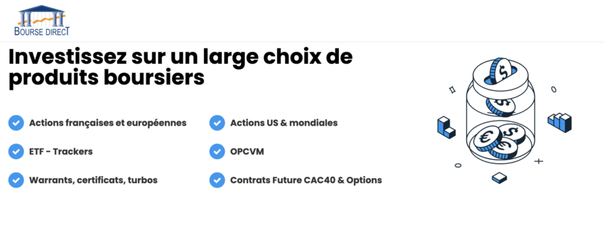 Investir dans un ETF monde sur le PEA de bourse Direct