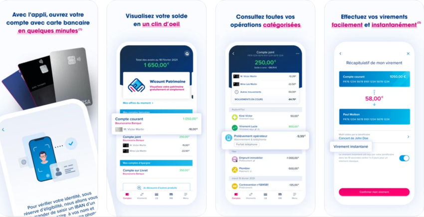 L'application avis Boursorama Banque avis