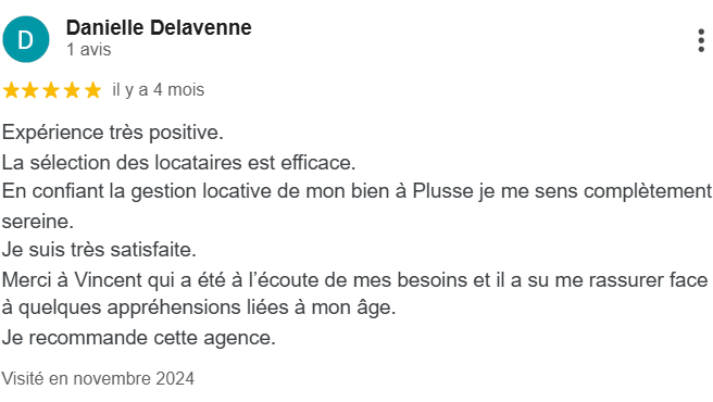 L'avis de Danielle sur Plusse