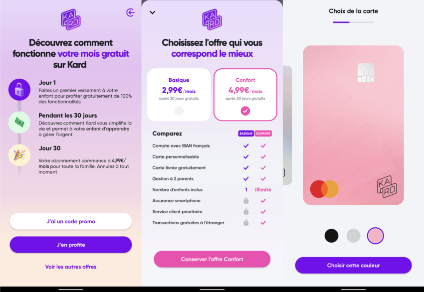 kard avis comment ouvrir un compte et commander une carte pour ado