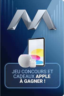 Jeu concours XTB avec produits apple a gagner 