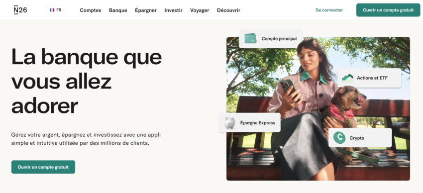 N26 meilleure banque en ligne