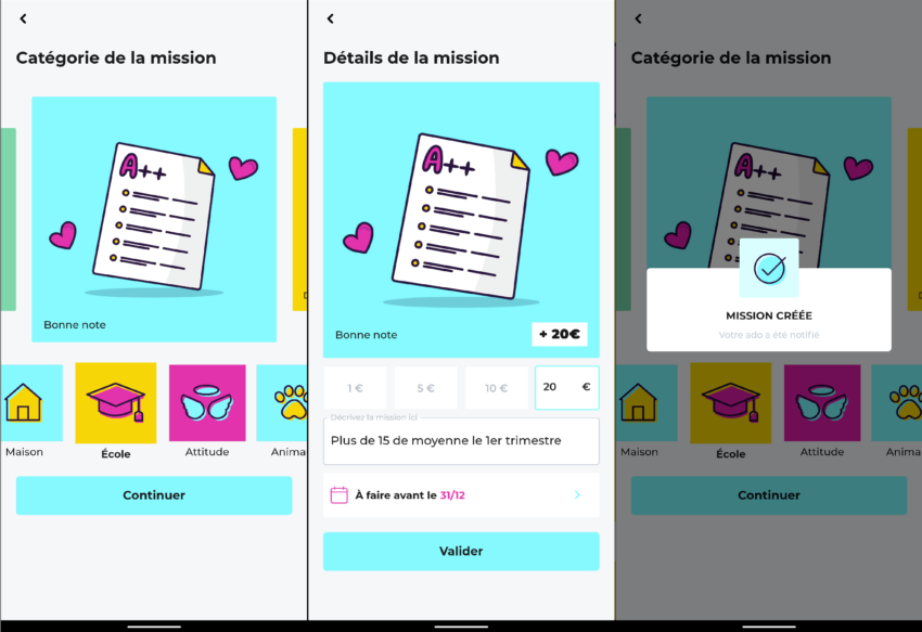 Pixpay avis fonctionnalité application ado