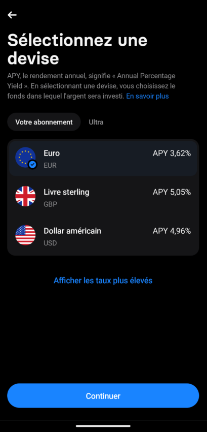 épargne rémunérée revolut avis