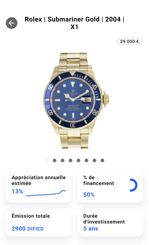 Montre de luxe Rolex sur Diversified