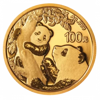 Le panda or est une pièce ayant un cours légal